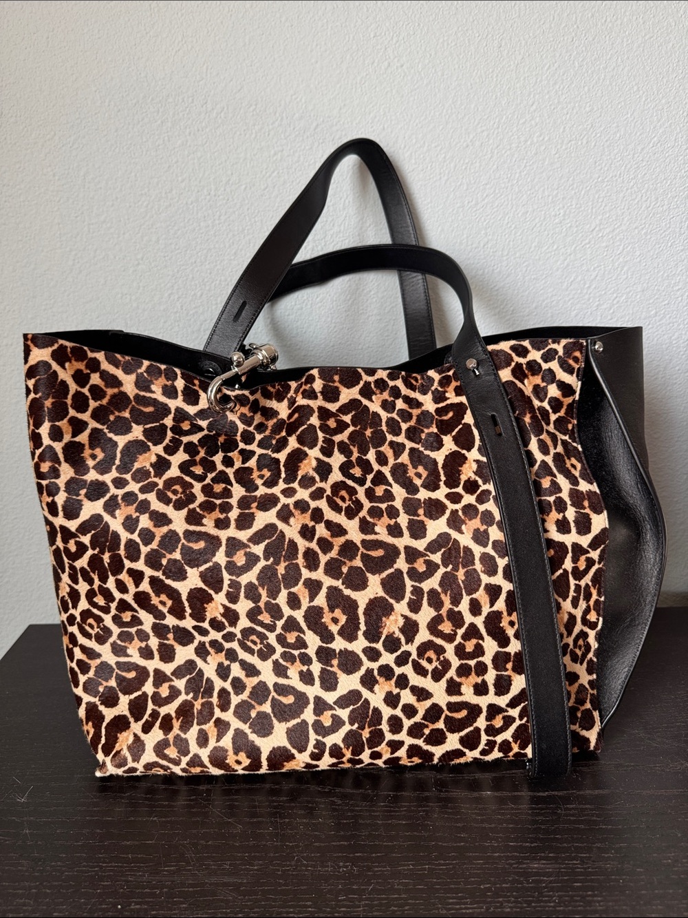 Rebecca Minkoff large shoulder bag in Leather and dyed cow hair